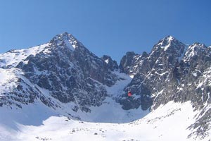 Lomnicky and Kezmarsky peak from Skalnate_pleso, Tatra mountains, Slovakia - Img source: wikimedia.org , Kristo;