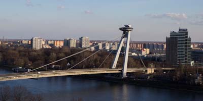 Ufo Restaurant -SNP bridge, Bratislava, Slovakia