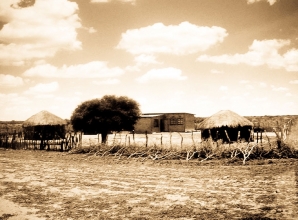 Kalahari, village
