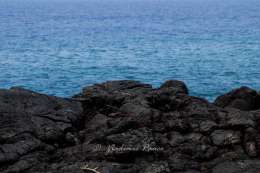 Lava and ocean