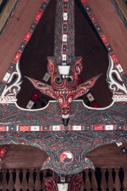 Batak house carving