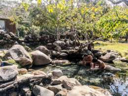 Caldera hot springs