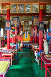 Inside monastery