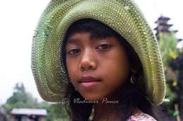 A girl with the hat, Bali