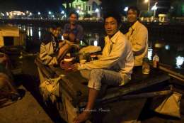 Evening on the boat