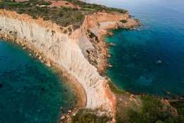 Gerakas beach cliffs
