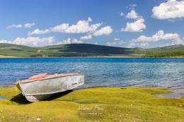 Boat, Khövsgöl Lake, Mongolia