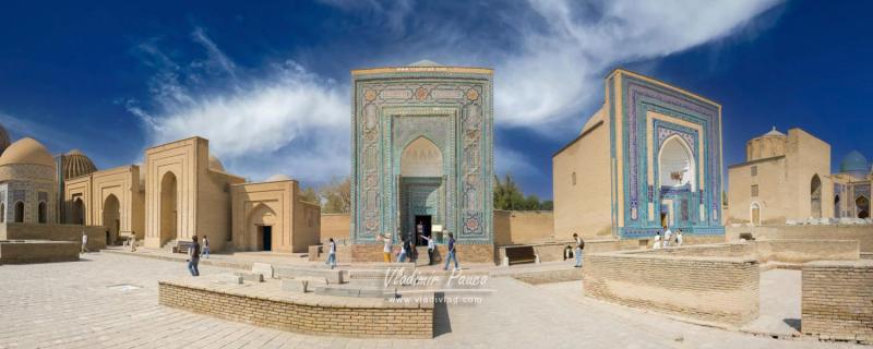 Shahi-Zinda necropolis, mausoleums, and domes