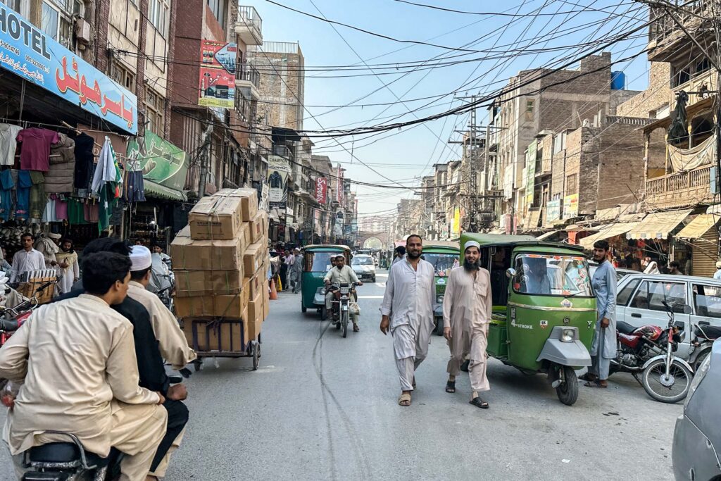 Ulice Pešawáru, Pakistan